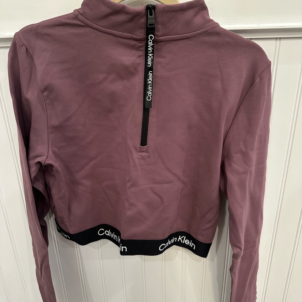 Calvin Klein Pink Performance Top size xl. leisure wear in pink/mauve color.